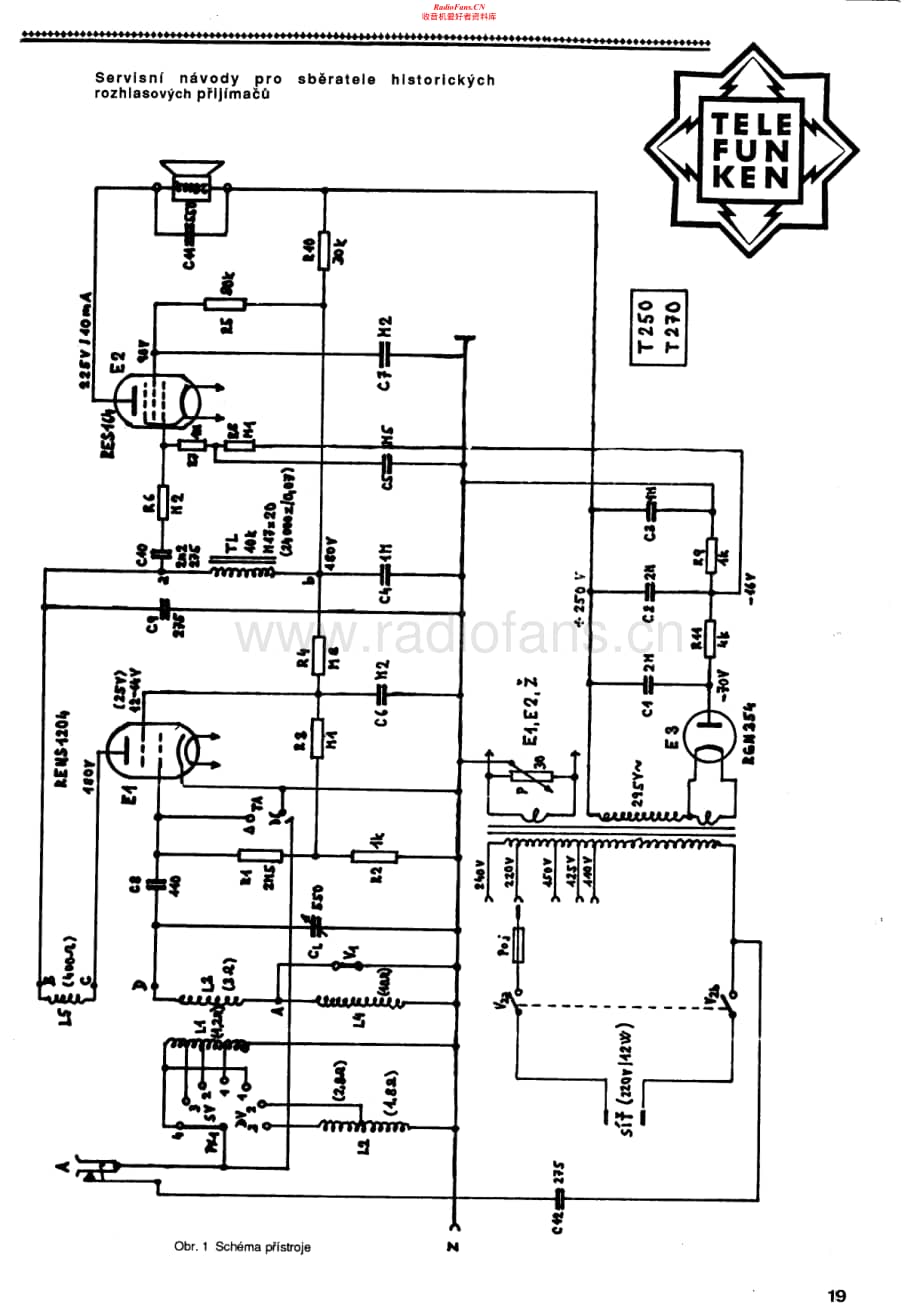 Telefunken-T250-Schematic电路原理图.pdf_第1页