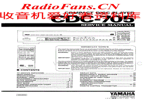 Yamaha-CDC-705-Service-Manual电路原理图.pdf