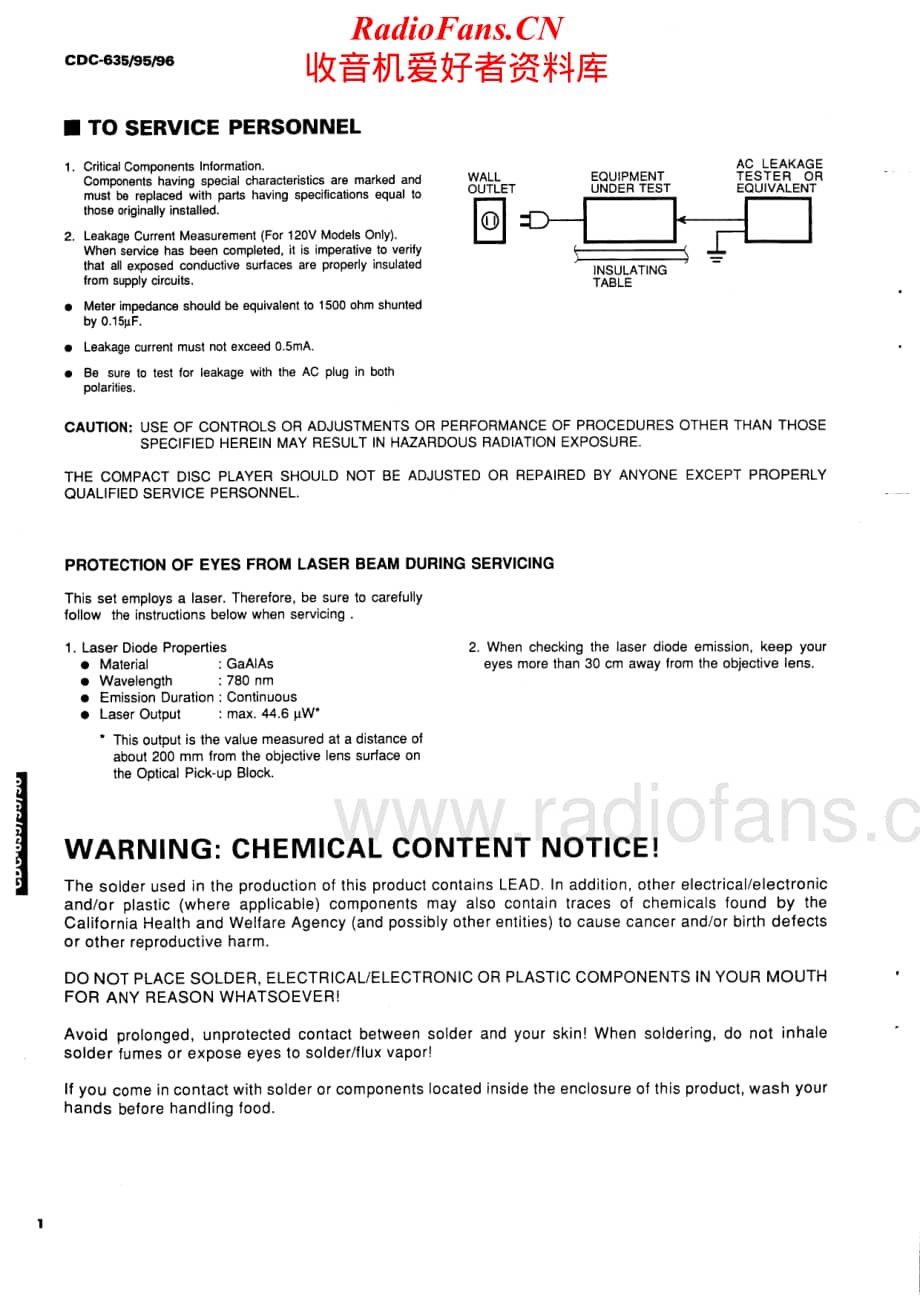 Yamaha-CDC-96-Service-Manual电路原理图.pdf_第2页