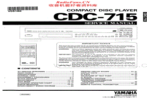 Yamaha-CDC-715-Service-Manual电路原理图.pdf
