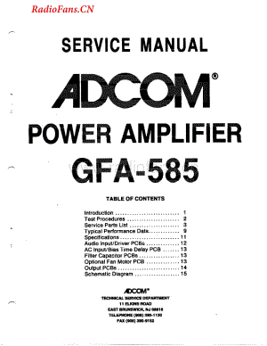 Adcom-GFA585-pwr-sm维修电路图 手册.pdf