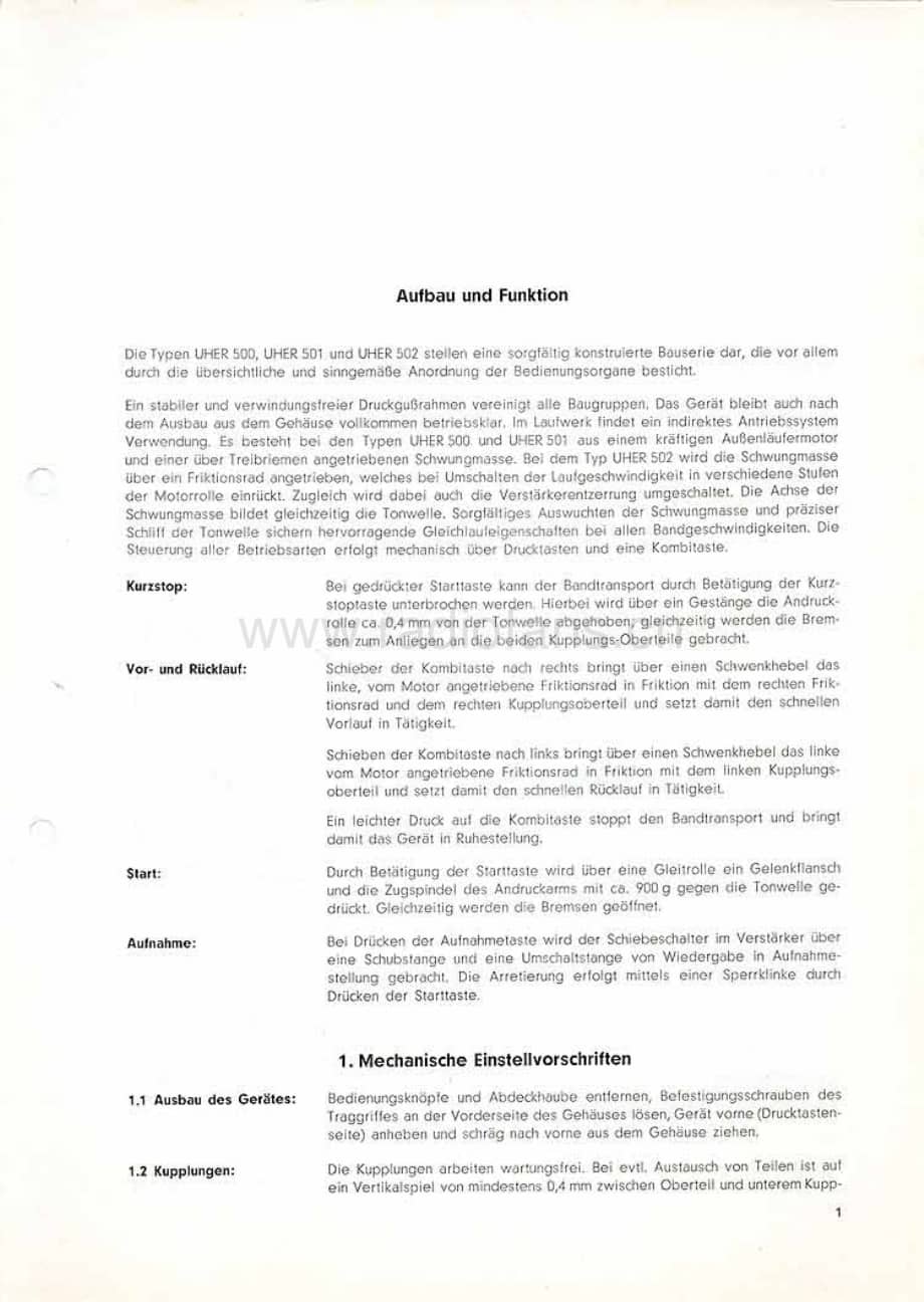 Uher-502-Service-Manual电路原理图.pdf_第3页