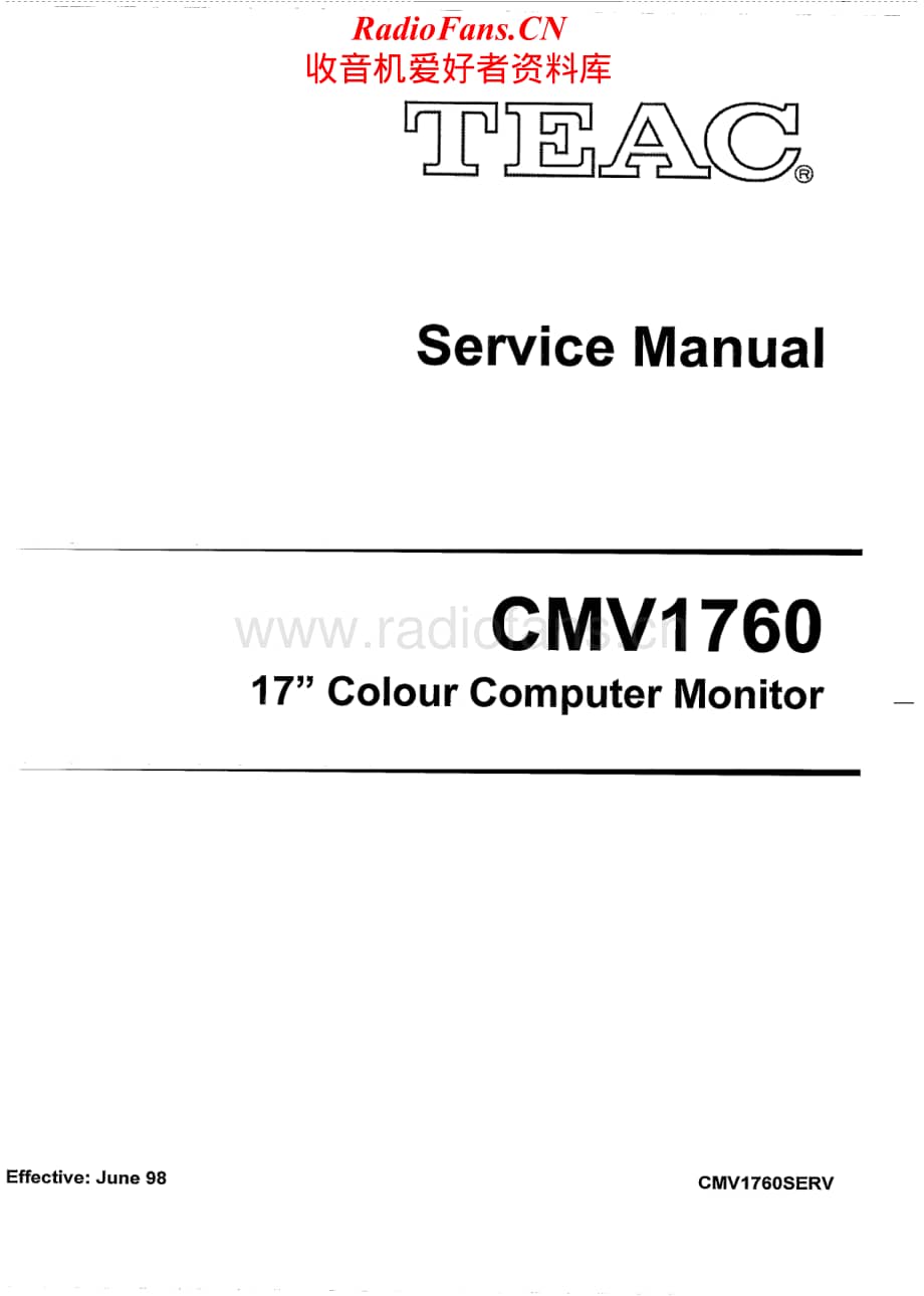 Teac-CM-V1760-Service-Manual电路原理图.pdf_第1页