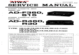 Aiwa-ADF360-tape-sm维修电路图 手册.pdf