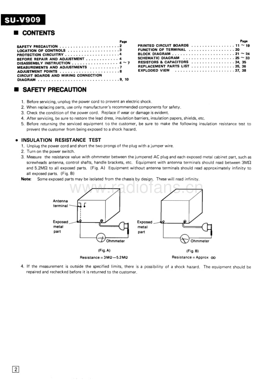 Technics-SUV-909-Service-Manual电路原理图.pdf_第2页