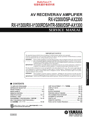 Yamaha-HTR-5590-Service-Manual电路原理图.pdf