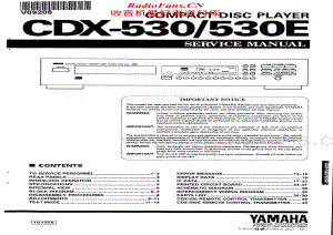 Yamaha-CDX-530-Service-Manual电路原理图.pdf
