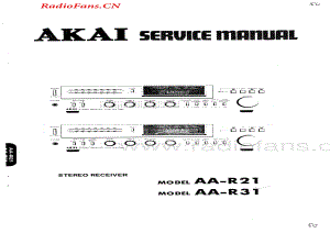 Akai-AAR31-rec-sm维修电路图 手册.pdf