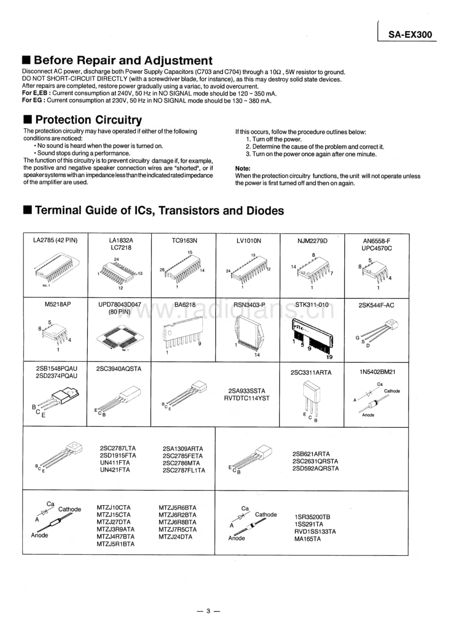 Technics-SAEX-300-Service-Manual电路原理图.pdf_第3页