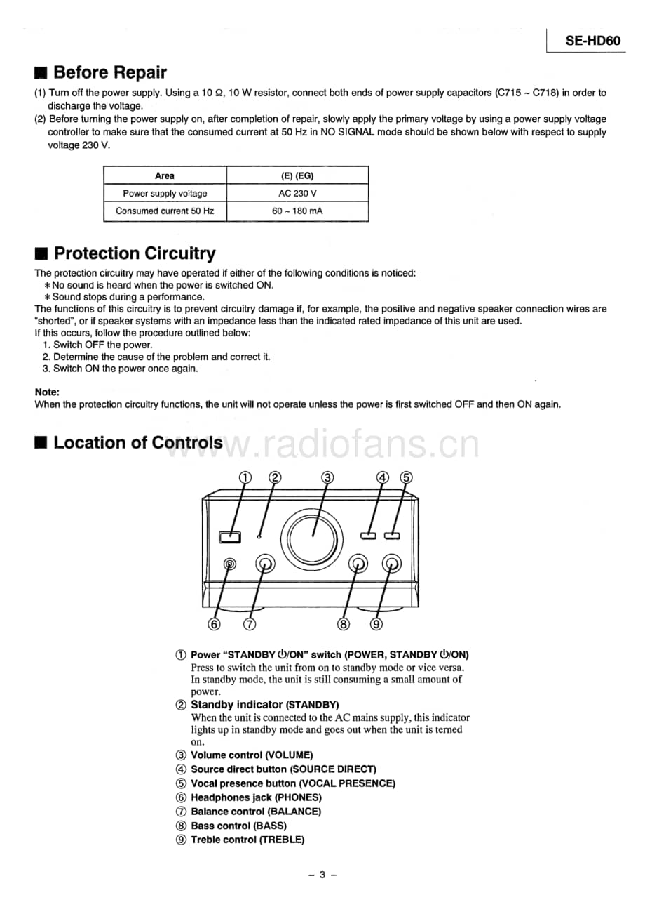 Technics-SEHD-60-Service-Manual电路原理图.pdf_第3页
