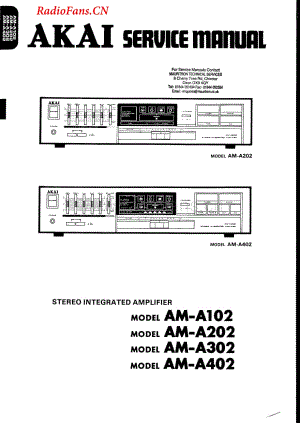 Akai-AMA302-int-sm维修电路图 手册.pdf