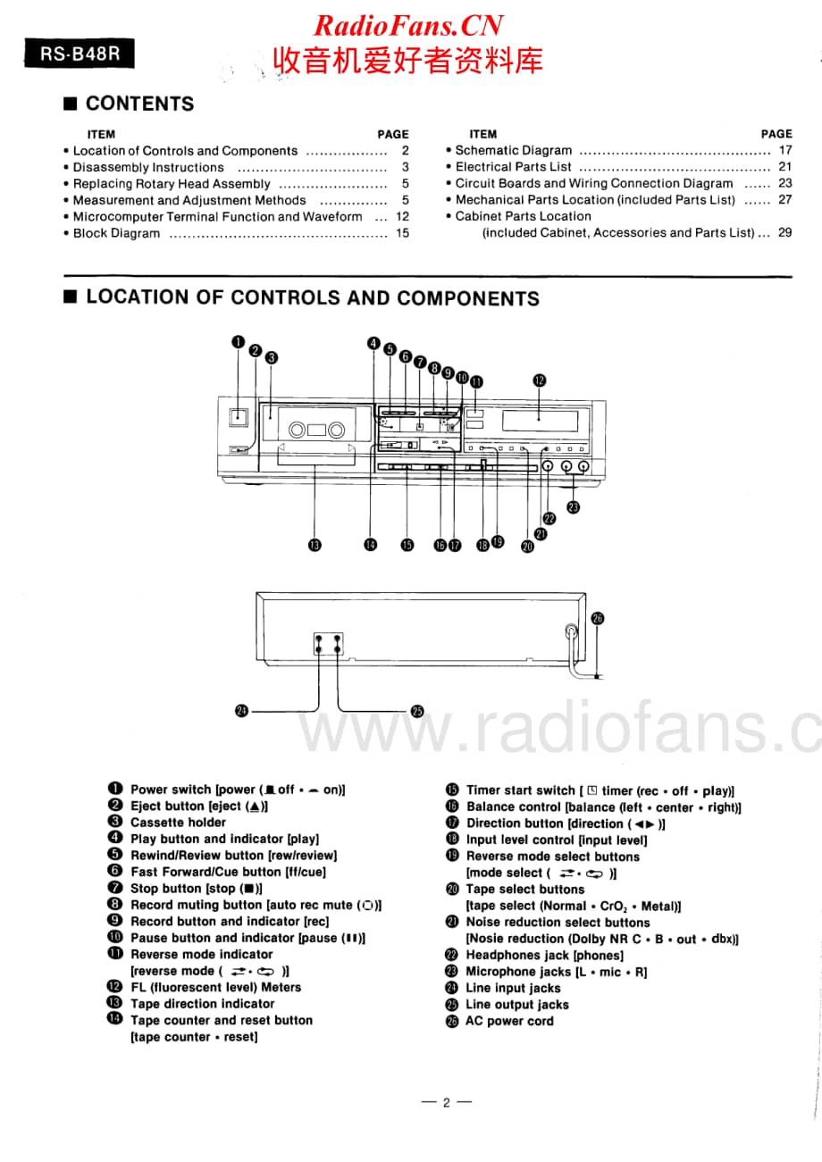 Technics-RSB-48-R-Service-Manual电路原理图.pdf_第2页