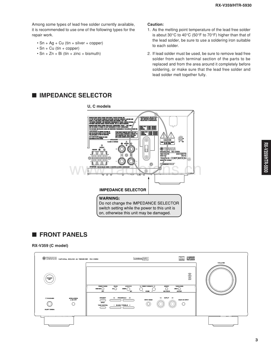 Yamaha-HTR-5930-Service-Manual电路原理图.pdf_第3页