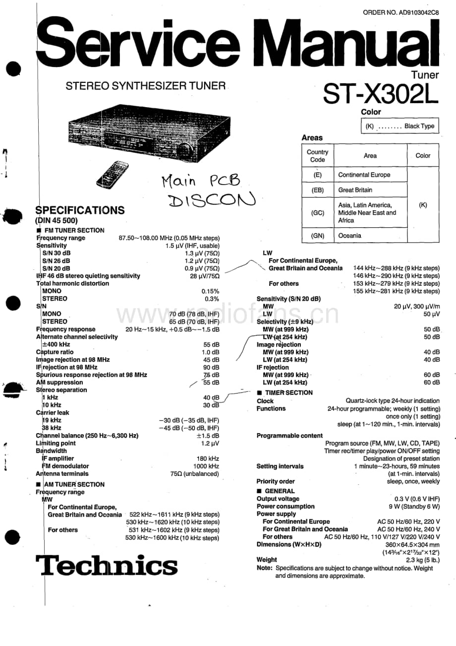 Technics-STX-302-L-Service-Manual电路原理图.pdf_第1页