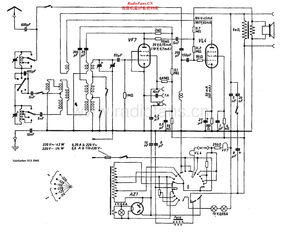 Telefunken-913-Schematic电路原理图.pdf_第1页