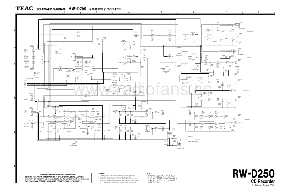 Teac-RW-D250-Schematic电路原理图.pdf_第3页