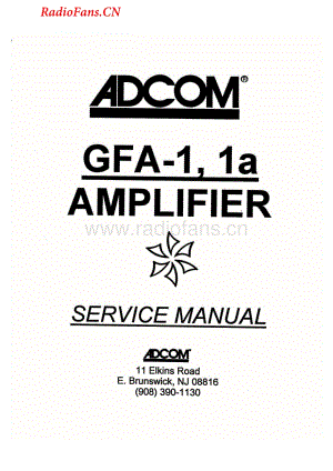 Adcom-GFA1A-pwr-sm维修电路图 手册.pdf