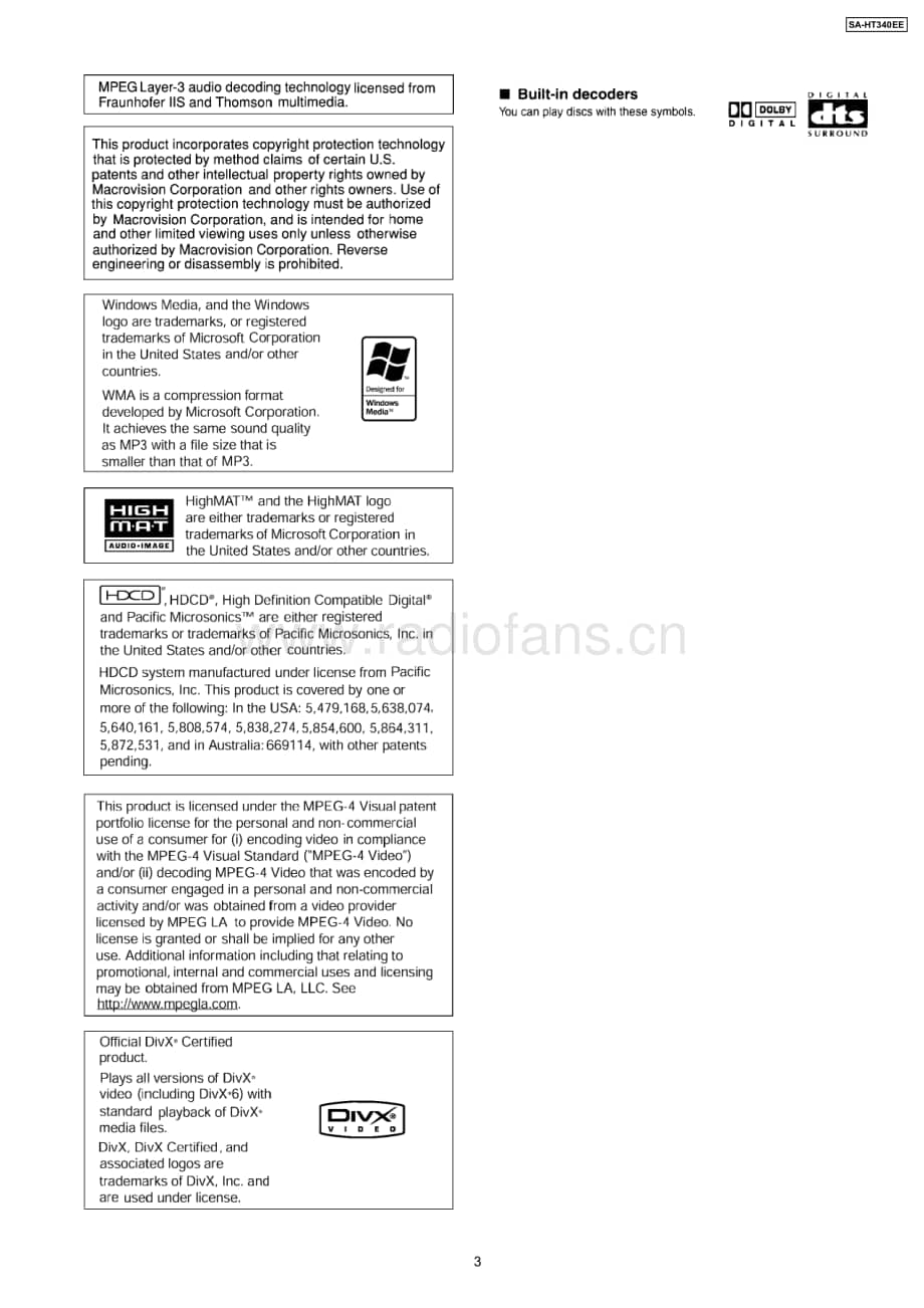 Technics-SAHT-340-EE-Service-Manual电路原理图.pdf_第3页