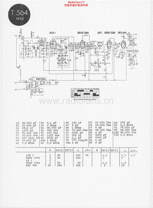 Telefunken-564-WLK-Schematic电路原理图.pdf