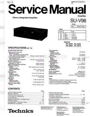 Technics-SUV-98-Service-Manual电路原理图.pdf