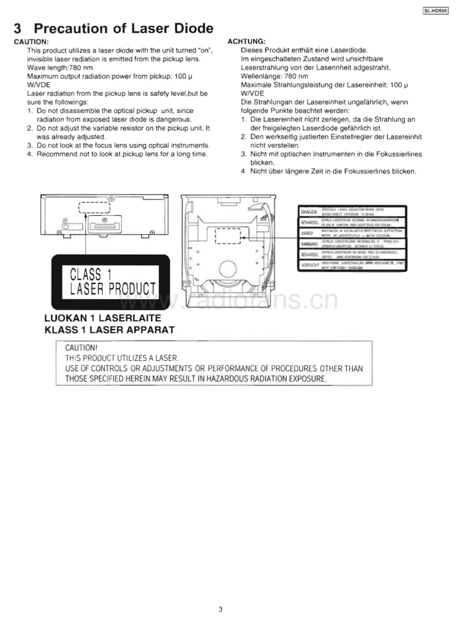 Technics-SLHD-505-Service-Manual电路原理图.pdf_第3页