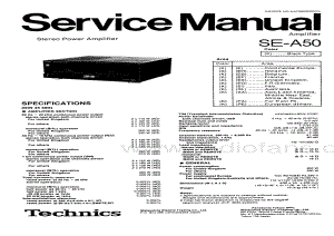 Technics-SEA-50-Service-Manual电路原理图.pdf