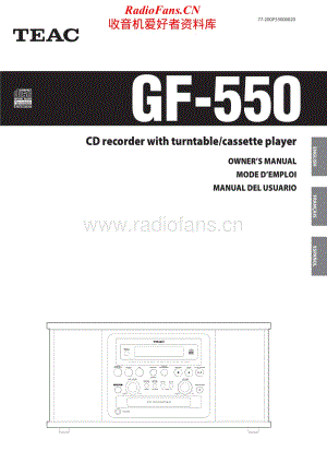 Teac-GF-550-Owners-Manual电路原理图.pdf