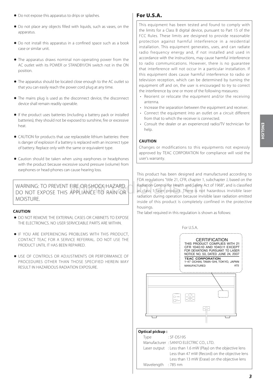 Teac-GF-550-Owners-Manual电路原理图.pdf_第3页