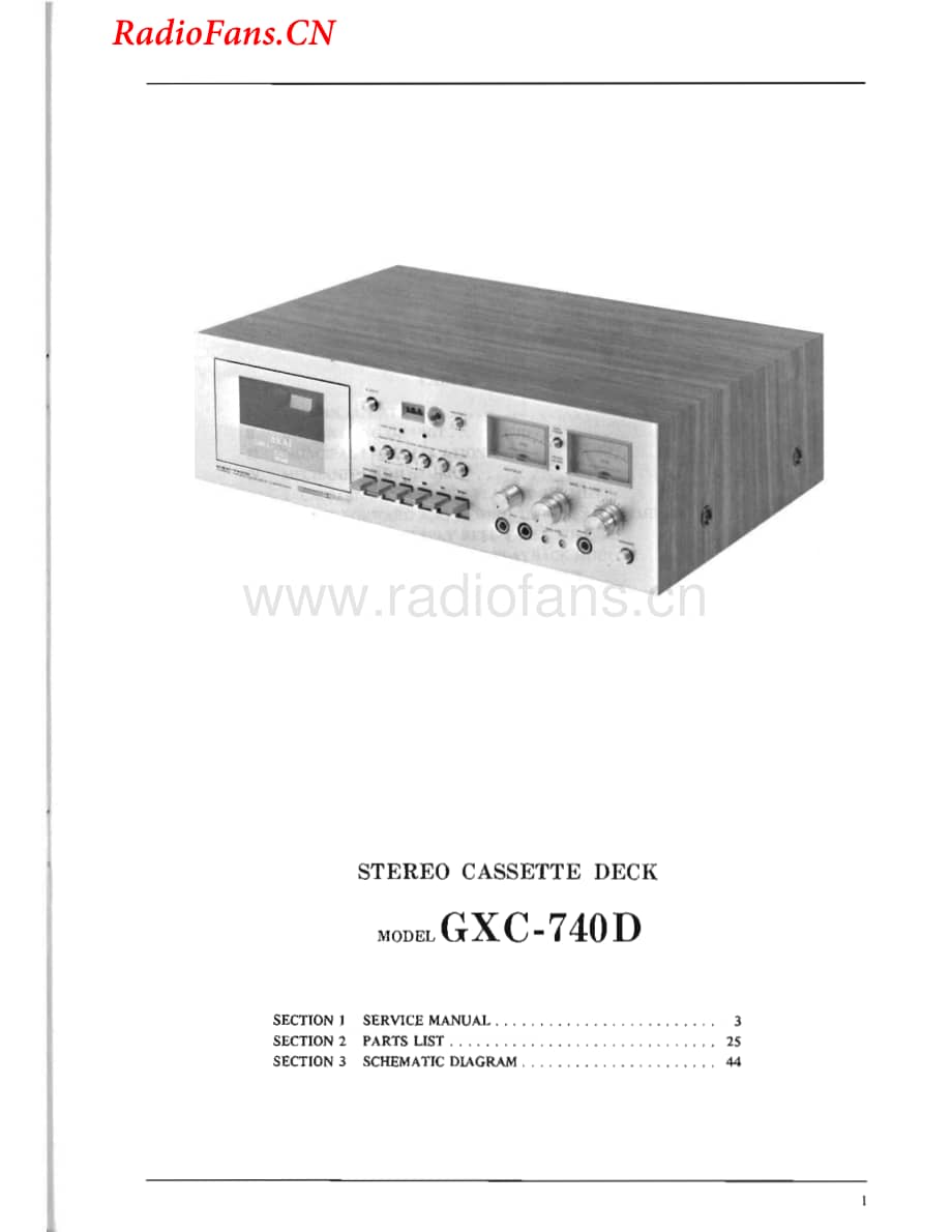 Akai-GXC740D-tape-sm维修电路图 手册.pdf_第3页