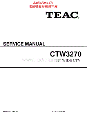 Teac-CT-W3270-Service-Manual电路原理图.pdf