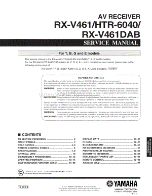 Yamaha-RXV-461-DAB-Service-Manual电路原理图.pdf