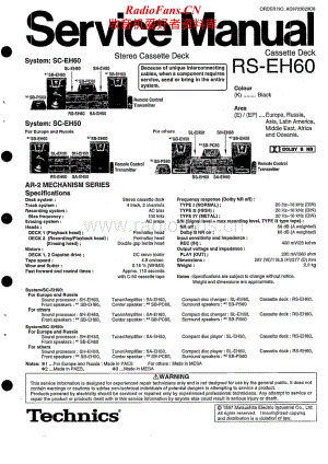 Technics-RSEH-60-Service-Manual电路原理图.pdf