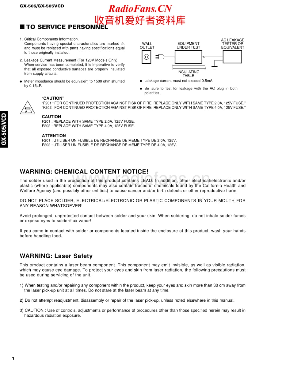 Yamaha-GX-505-505-VCD-Service-Manual电路原理图.pdf_第2页