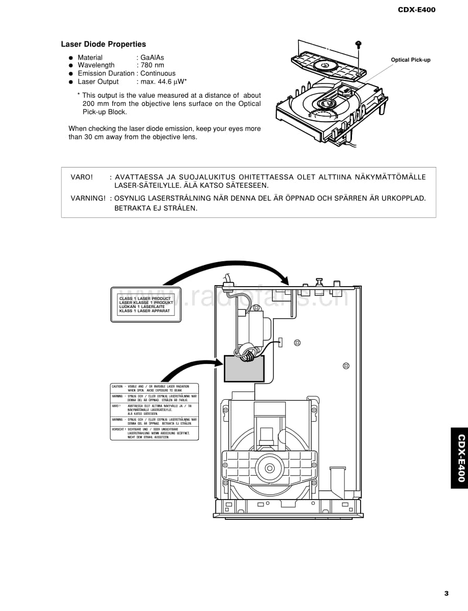Yamaha-CDXE-400-Service-Manual电路原理图.pdf_第3页