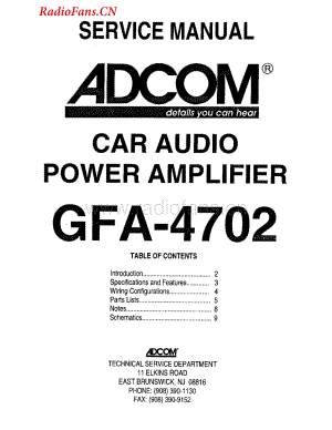 Adcom-GFA4702-cpwr-sm维修电路图 手册.pdf