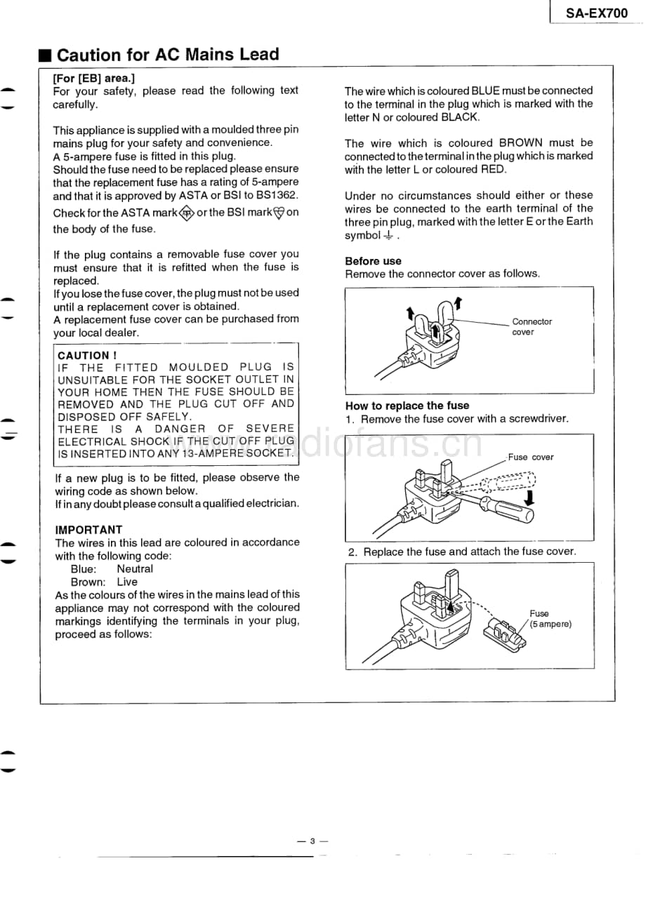 Technics-SAEX-700-Service-Manual电路原理图.pdf_第3页