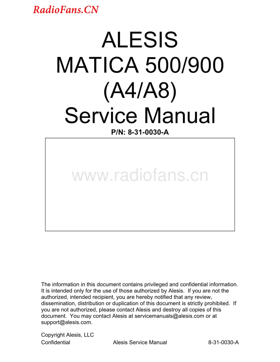 Alesis-Matica900-pwr-sm维修电路图 手册.pdf_第1页