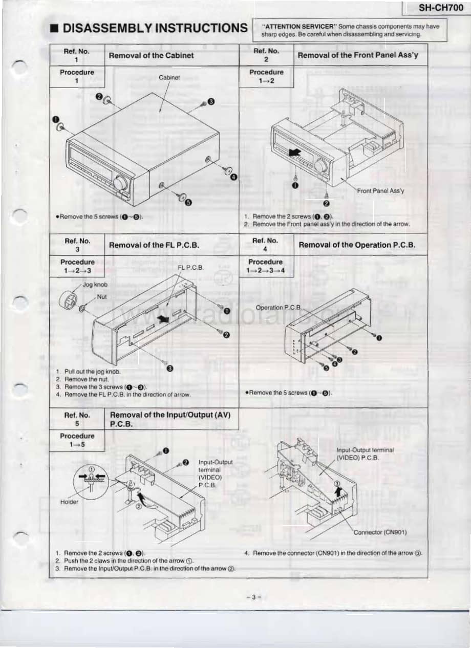 Technics-SHCH-700-Service-Manual电路原理图.pdf_第3页