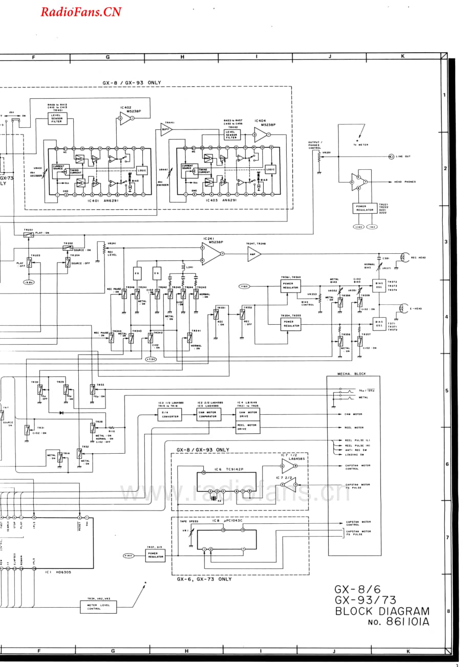 Akai-GX93-tape-sch维修电路图 手册.pdf_第3页