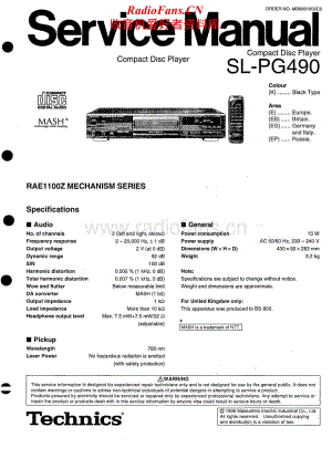 Technics-SLPG-490-Service-Manual电路原理图.pdf