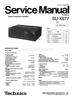 Technics-SUX-997-Service-Manual电路原理图.pdf