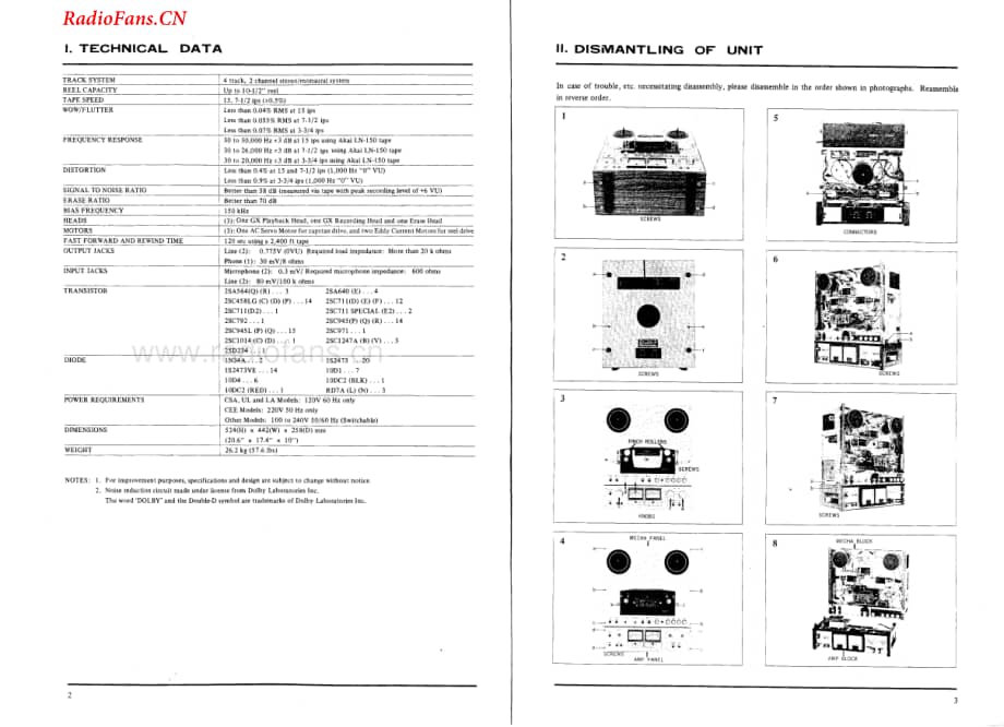 Akai-GX650D-tape-sch维修电路图 手册.pdf_第3页