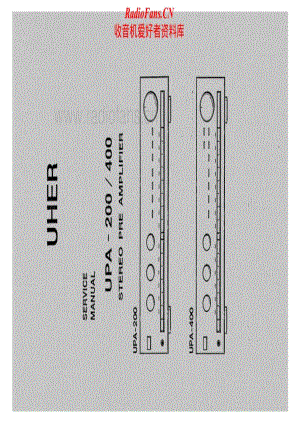 Uher-UPA-200-Service-Manual电路原理图.pdf