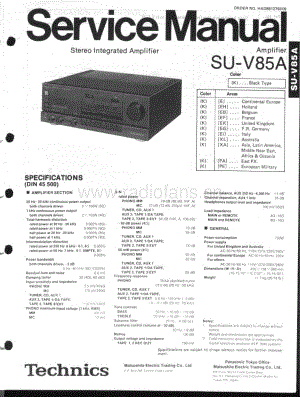 Technics-SUV-85-A-Service-Manual电路原理图.pdf