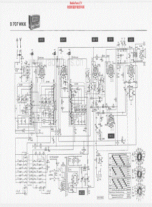 Telefunken-D707-WKK-Schematic电路原理图.pdf