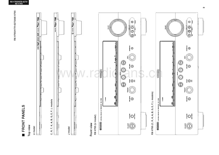 Yamaha-AXV-765-Service-Manual电路原理图.pdf_第3页