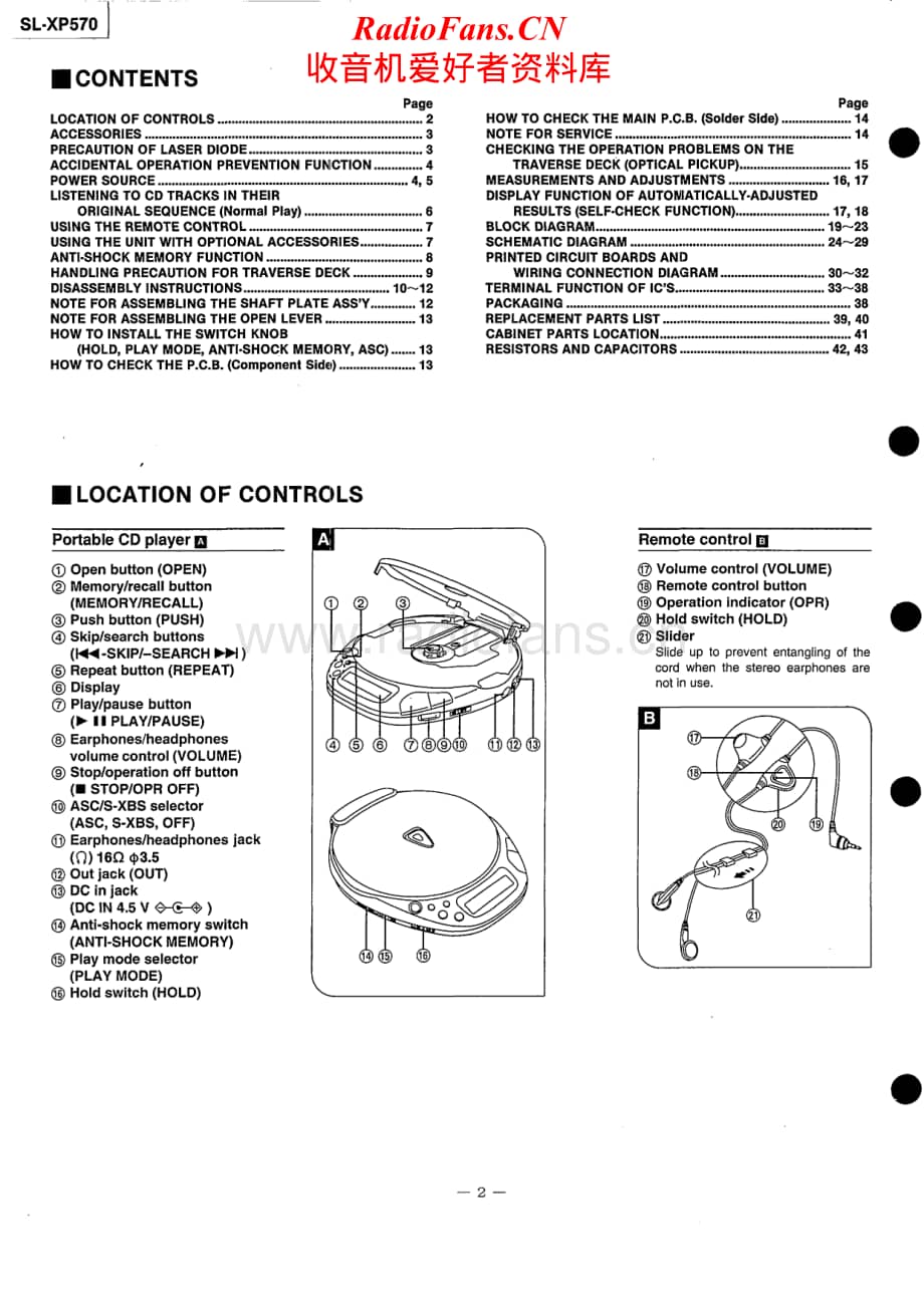 Technics-SLXP-570-Service-Manual电路原理图.pdf_第2页