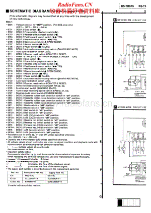 Technics-RSTR-575-Schematics电路原理图.pdf