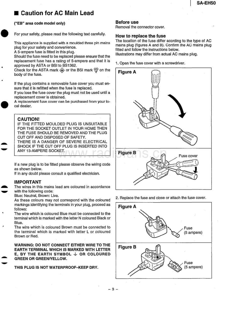Technics-SAEH-50-Service-Manual电路原理图.pdf_第3页