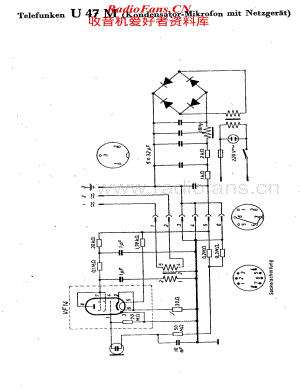 Telefunken-U-47M-Schematic电路原理图.pdf